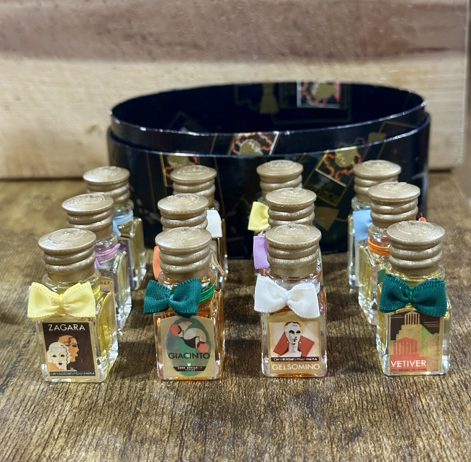 Borsari 1870 Italian Fragrance Collection 12 x 0.12 oz Eau De Parfum VINTAGE M10