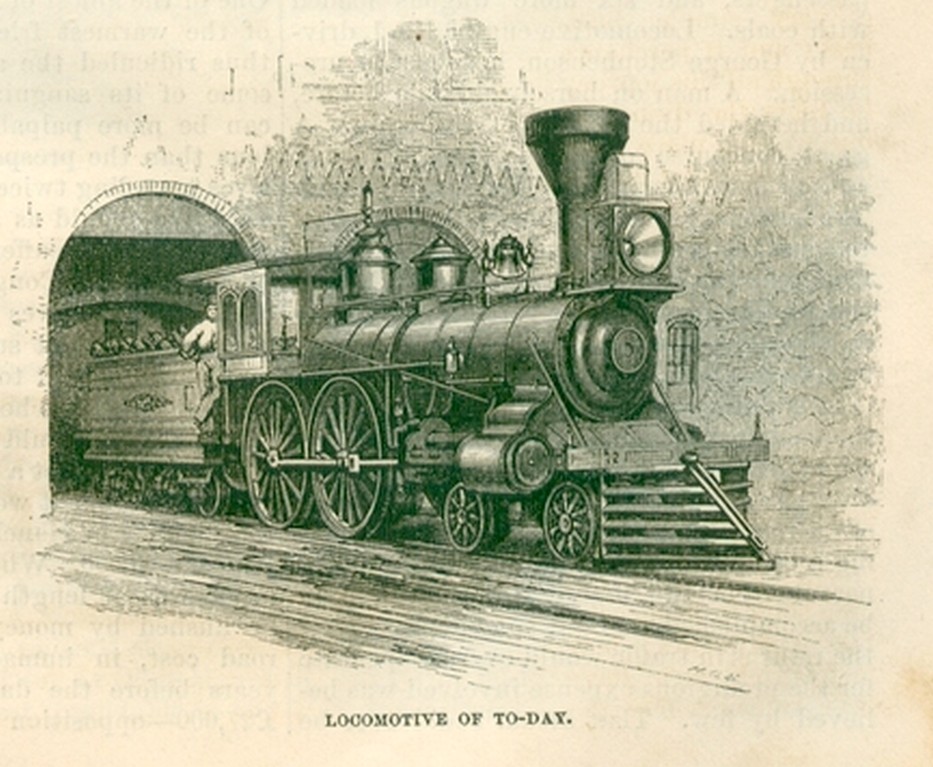 The American Railroad ANTIQUE Article from 1874 Harper\'s Monthly by Lyman Abbott The American Railroad ANTIQUE Article from 1874 Harper\'s Monthly by Lyman Abbott