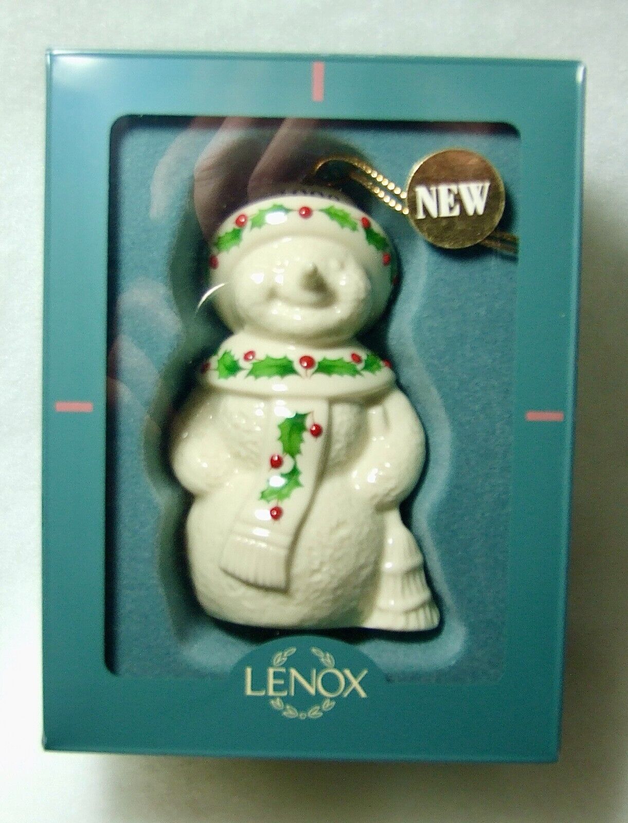 NEW  Lenox Vintage Porcelain Snowman 4\