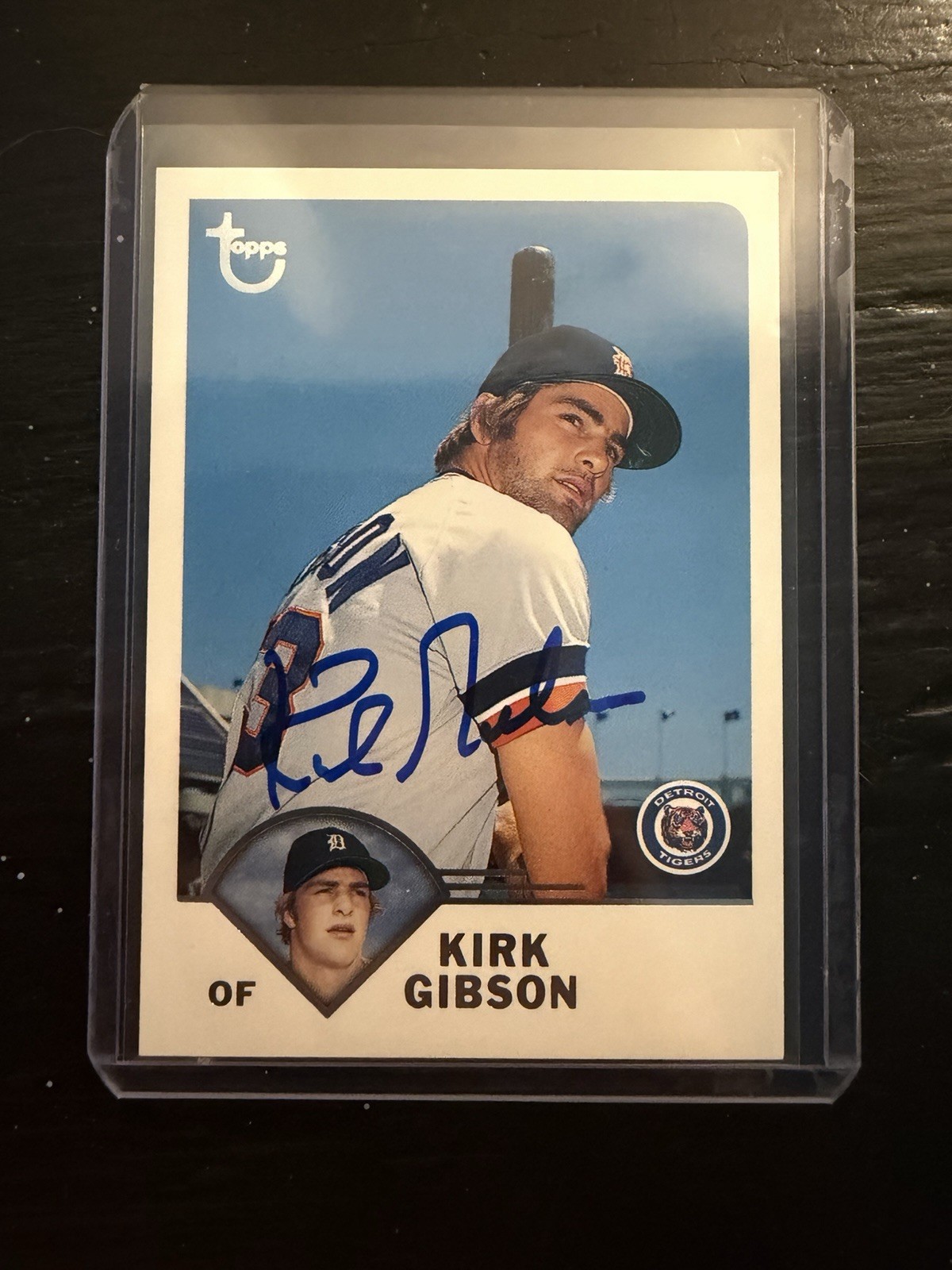 Kirk Gibson Autographed 2003 Topps Retired Signature Edition Signed MLB Card