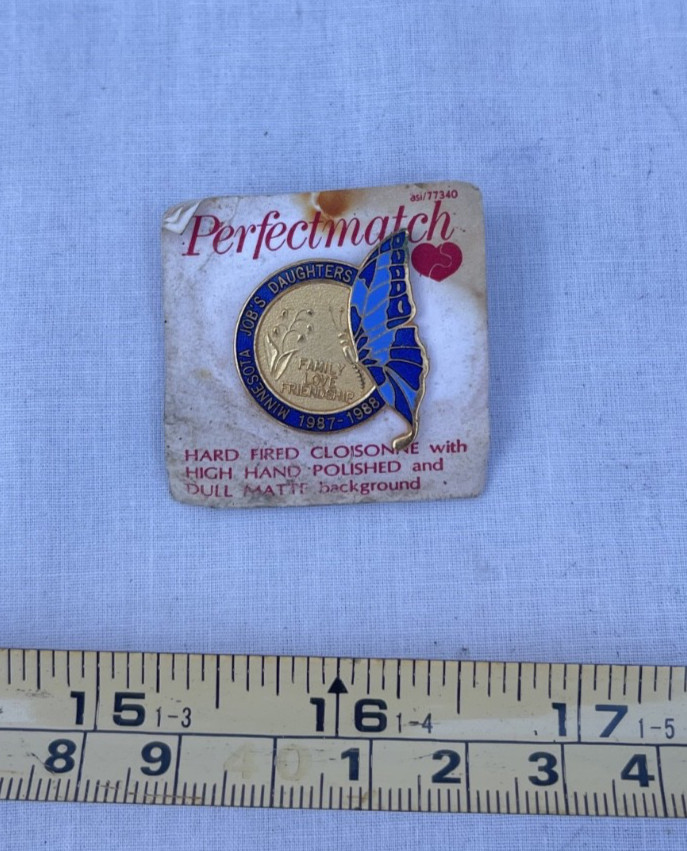 1987-88 Minnesota Job\'s Daughters Pin