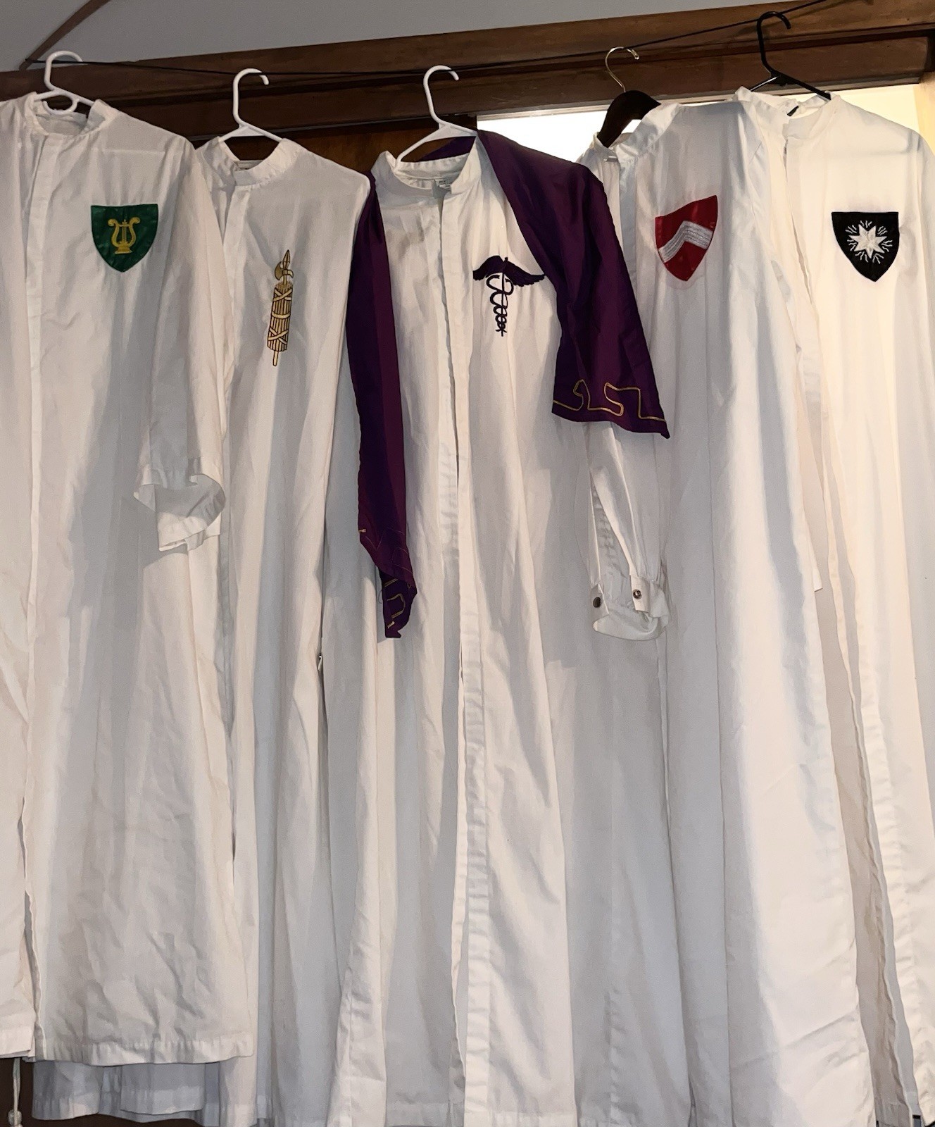 Vtg Greek Delta Tau Delta Initiation Fraternity Ritual Regalia Robes Set Ihling