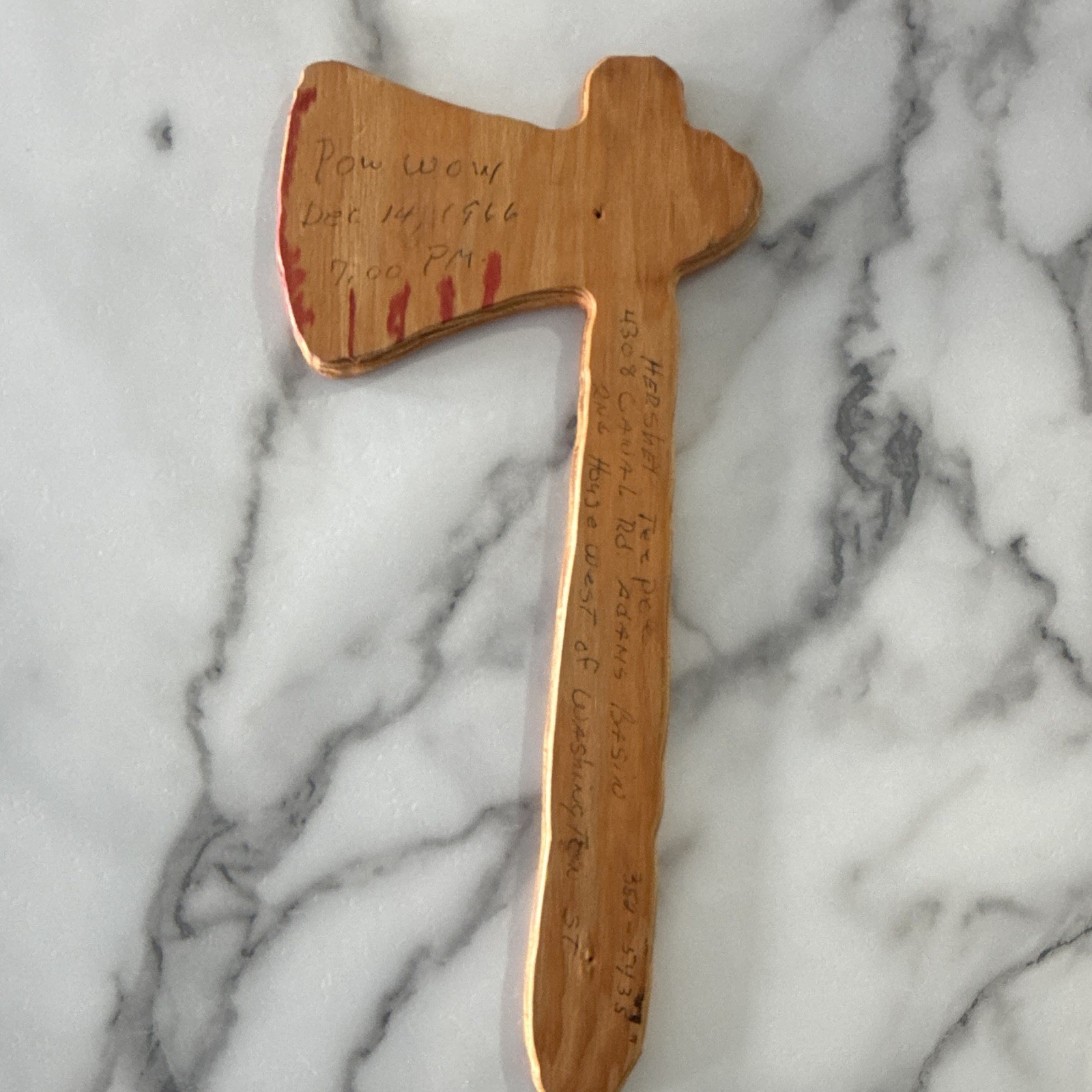 Vintage 1966 Hershey Tee Pee Wood Hatchet Folk Art Fraternal Memorabilia Pow Wow Vintage 1966 Hershey Tee Pee Wood Hatchet Folk Art Fraternal Memorabilia Pow Wow