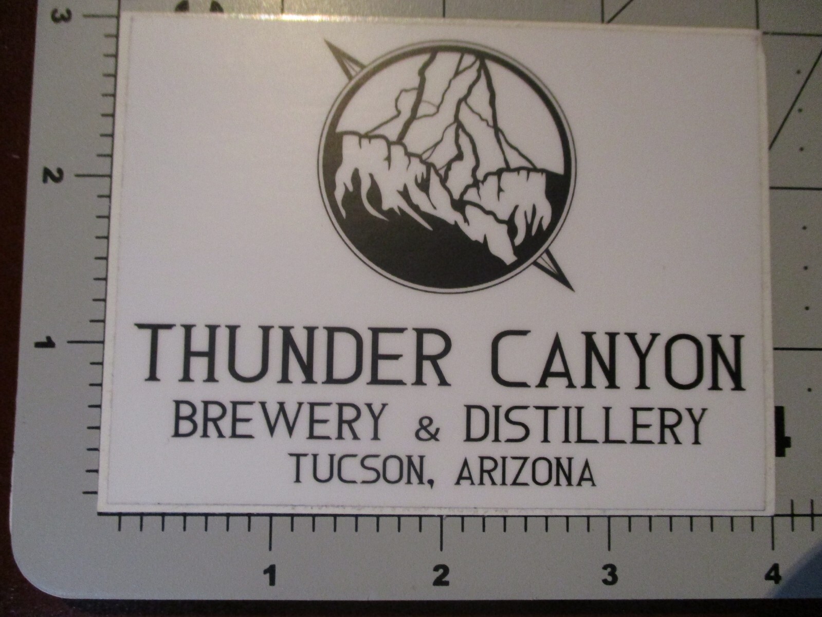 THUNDER CANYON BREWERY Arizona sky island STICKER decal craft beer brewing