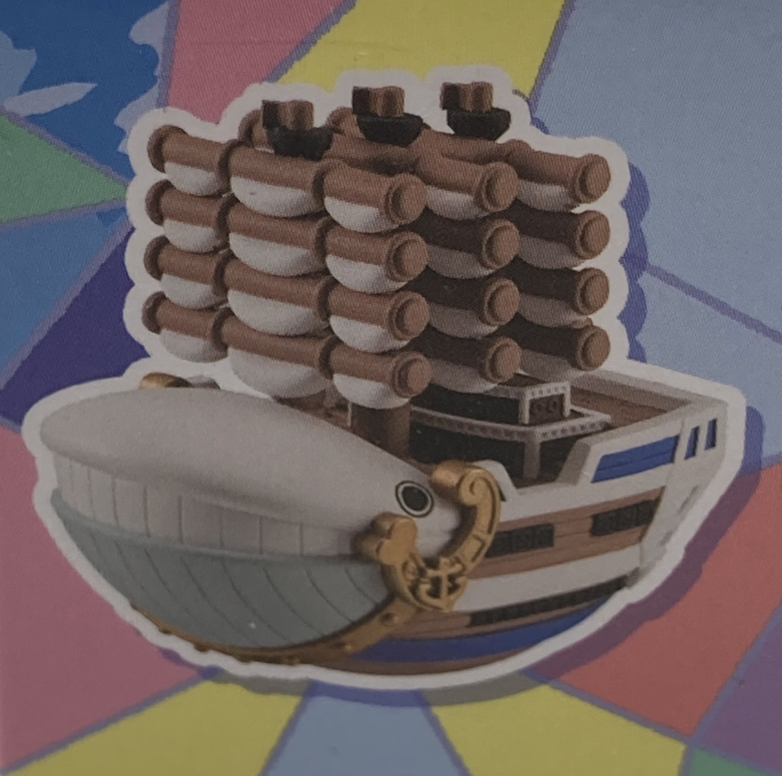 Megahouse One Piece Pirate Ship Colletion Moby Dick 2 Inch Figure Japan Import
