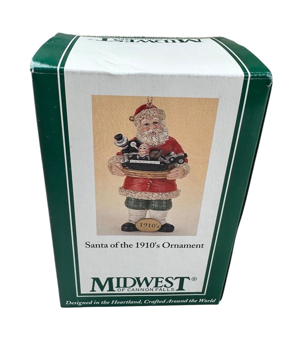 Midwest Of Cannon Falls Santa Of The 1910’s Ornament 4\