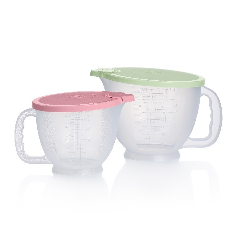 Tupperware Classic Mix-N-Store Plastic Pitcher Set with Lids (2 Count)