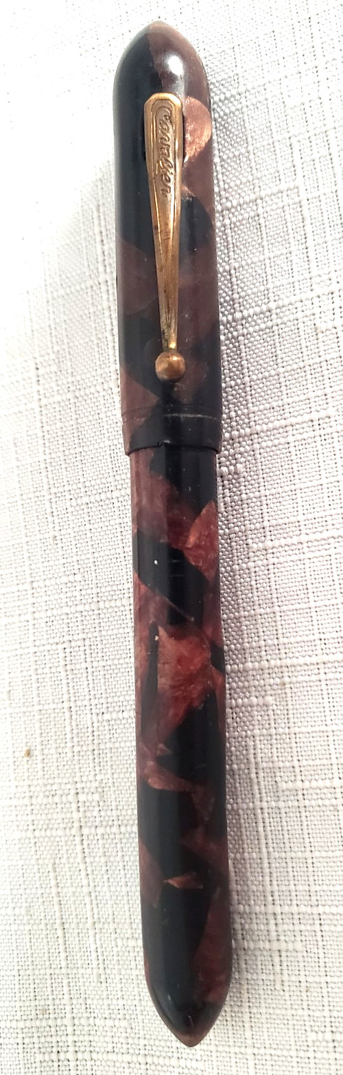 1930s Vintage Cavalier Lever Fill Fountain Pen Celluloid Barrel/Feed View Shown 1930s Vintage Cavalier Lever Fill Fountain Pen Celluloid Barrel/Feed View Shown