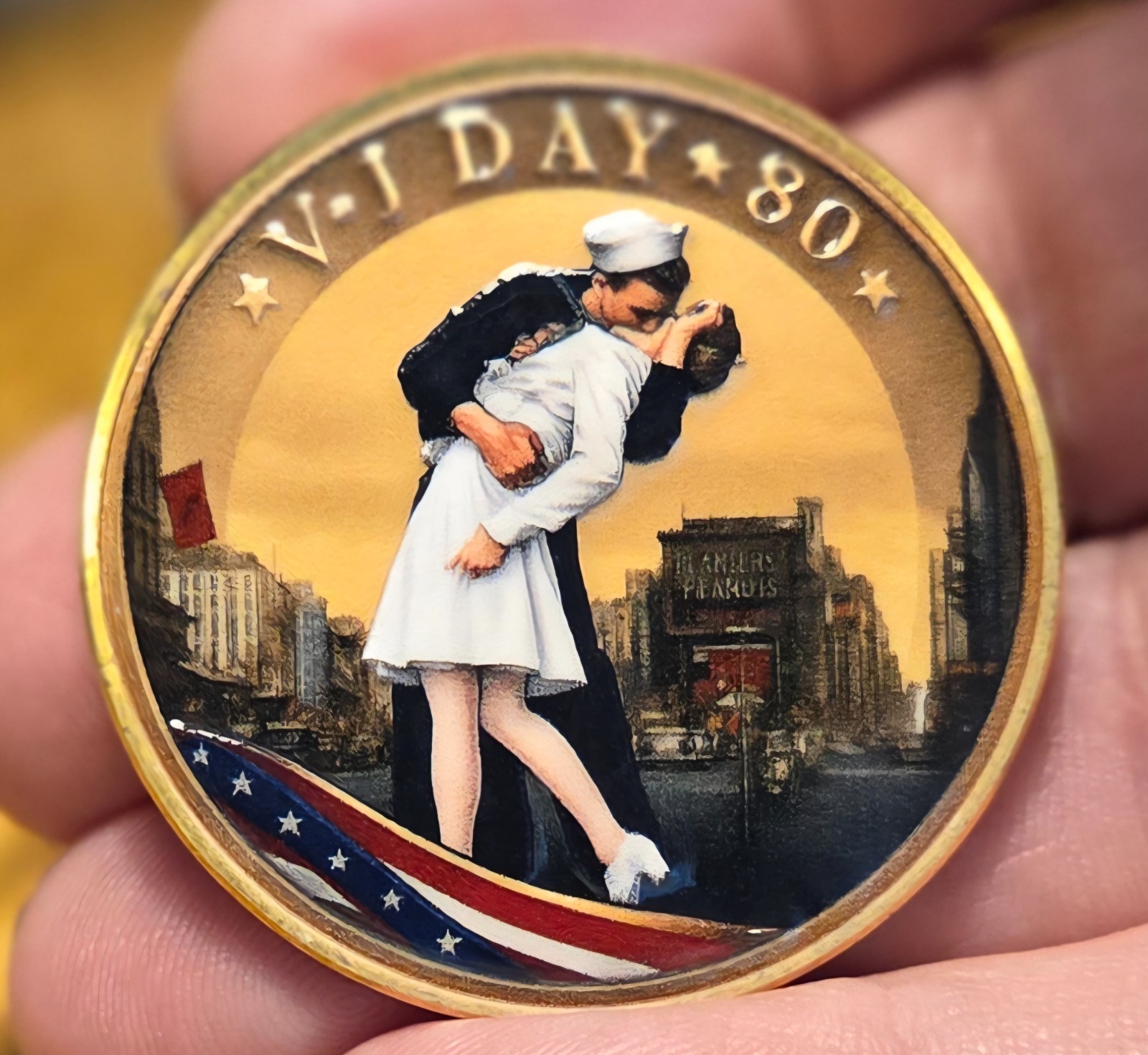 AMERICANA CHALLENGE COIN WWII 