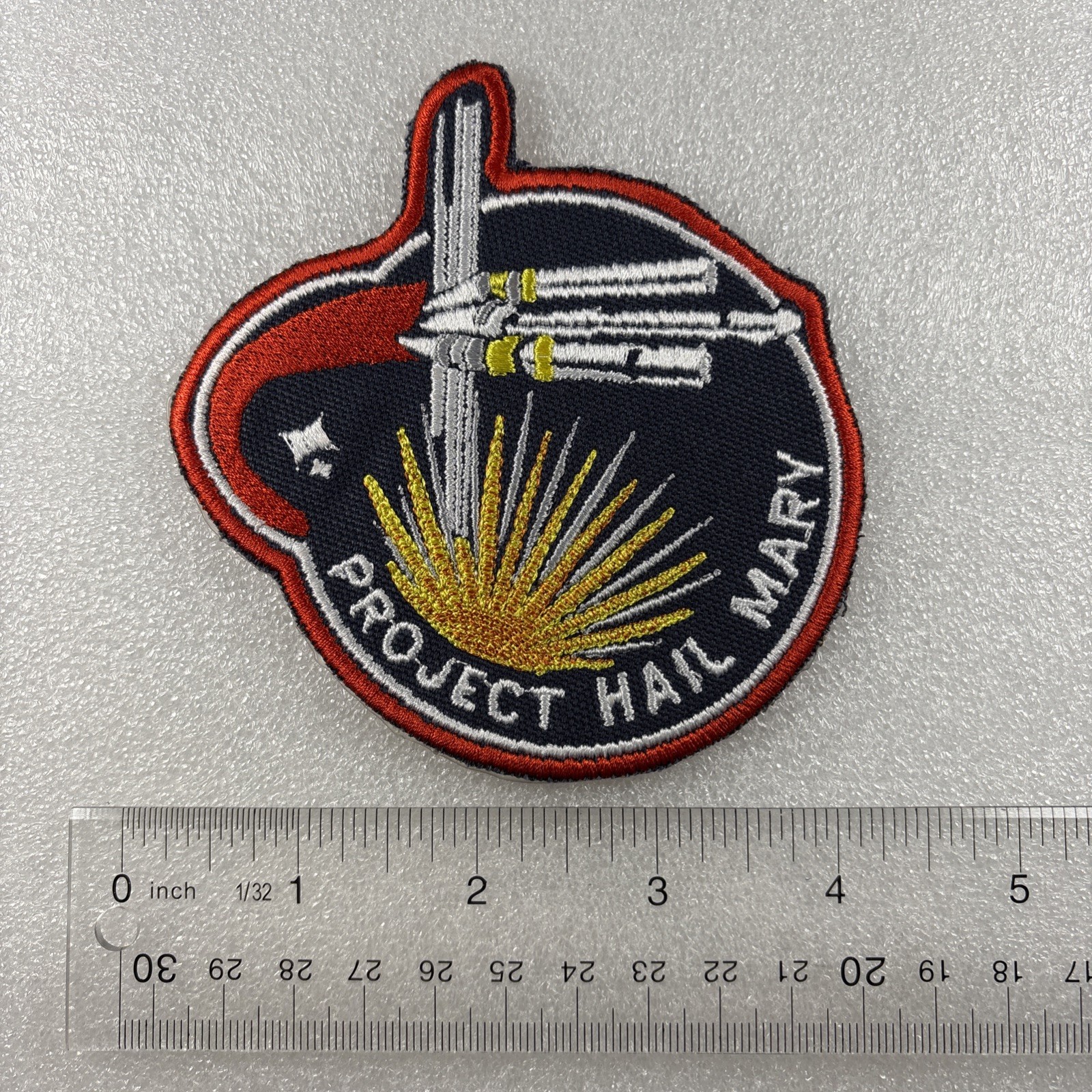 Project Hail Mary embroidered mission patch