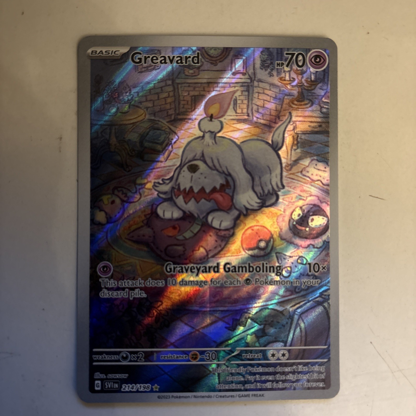 Greavard 214/198 Sv01: Scarlet & Violet Base Set Holo
