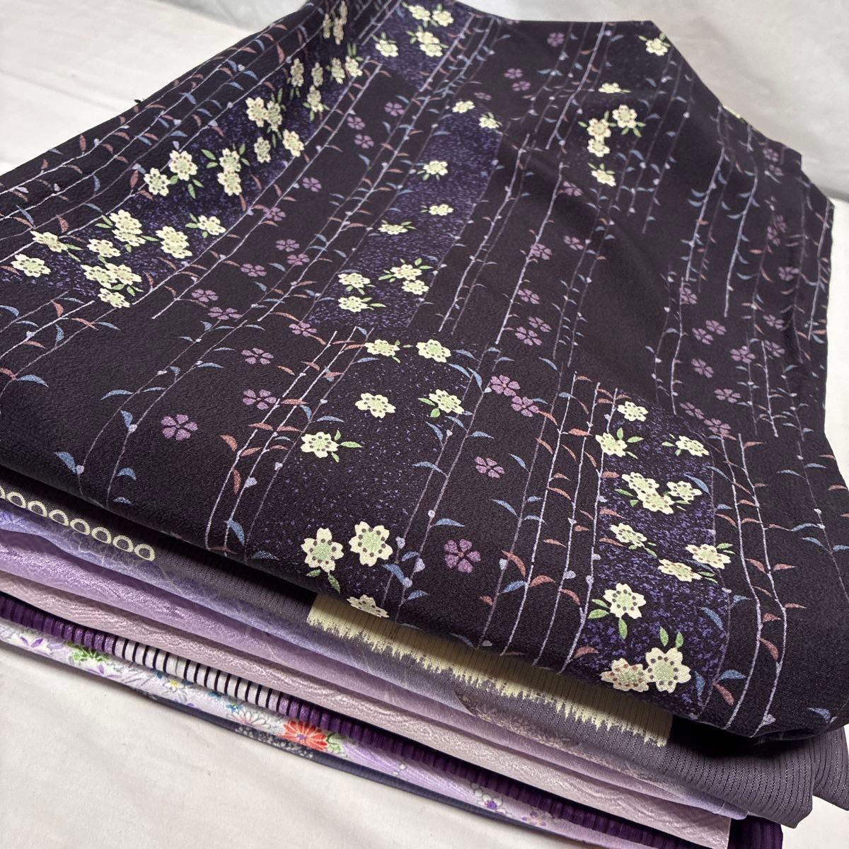 Lot of 8 Japanese Vtg Kimonos for Upcycle Various Pattern/Size/Material