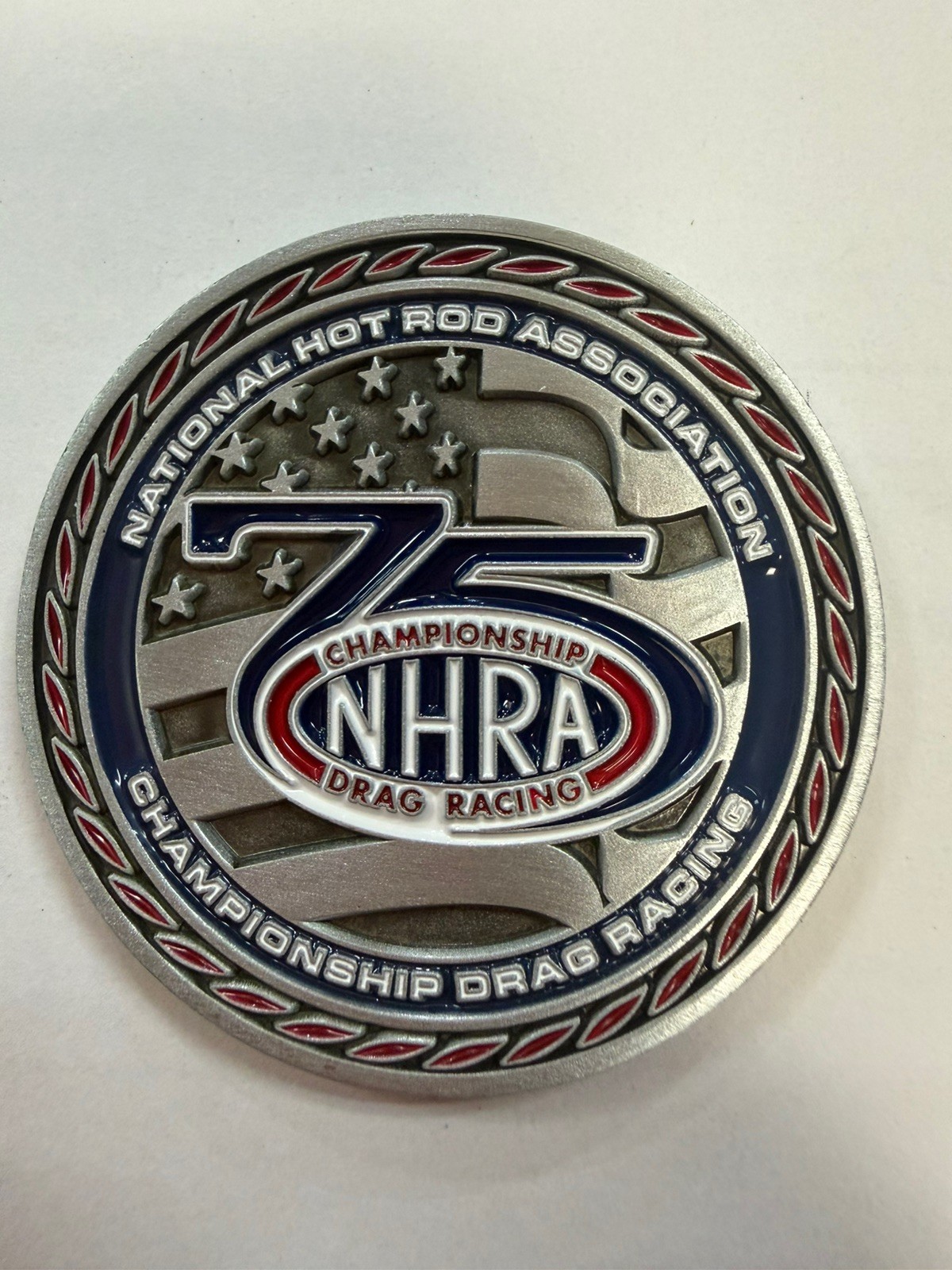 GOVX NHRA 75th Anniversary Drag Racing Challenge Coin 