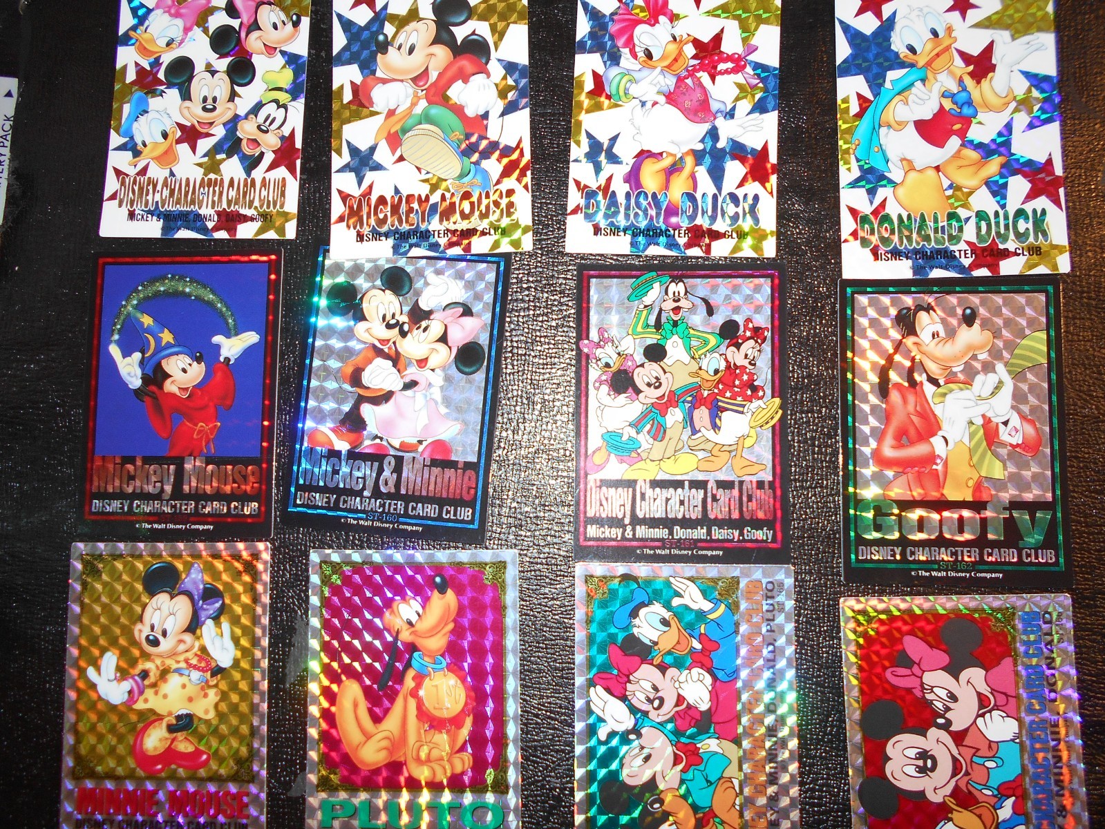 Disney Amada 1997 Japan Lot of 12 Different Glitter Cards ST-155 Through ST-166 Disney Amada 1997 Japan Lot of 12 Different Glitter Cards ST-155 Through ST-166