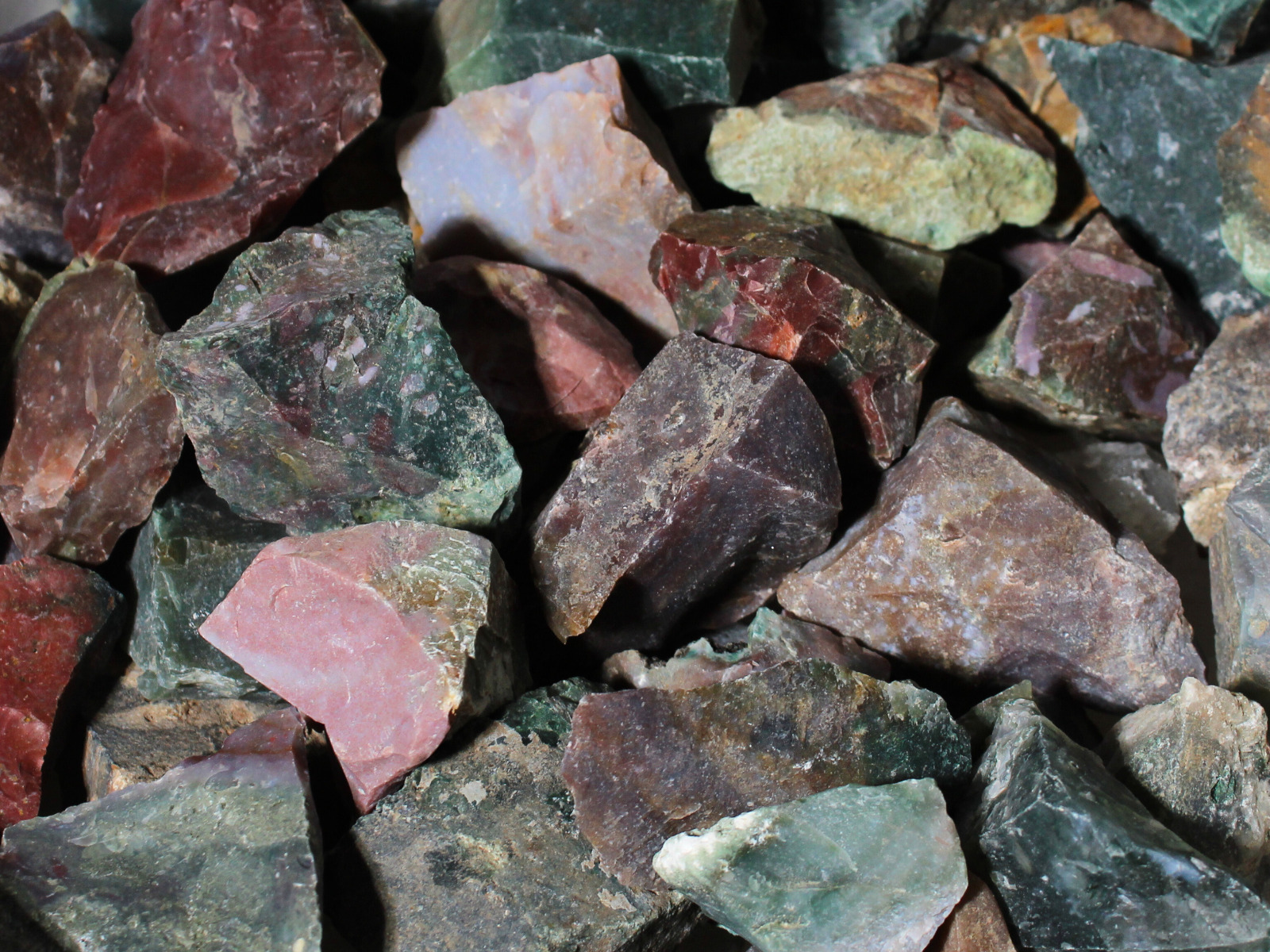 Fancy Jasper - Rough Rocks for Tumbling - Bulk Wholesale 1LB options