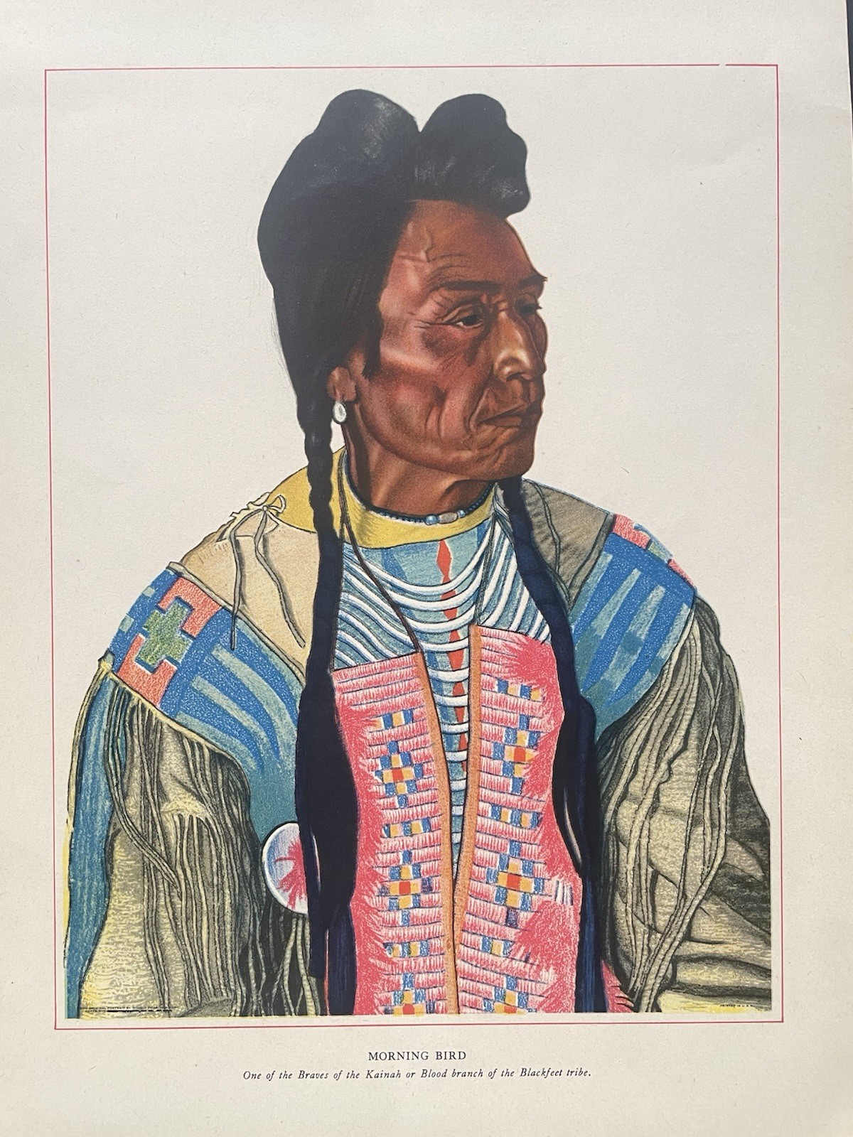 Six (6) Reese Winold’s Blackfeet Native Americans Prints Six (6) Reese Winold’s Blackfeet Native Americans Prints