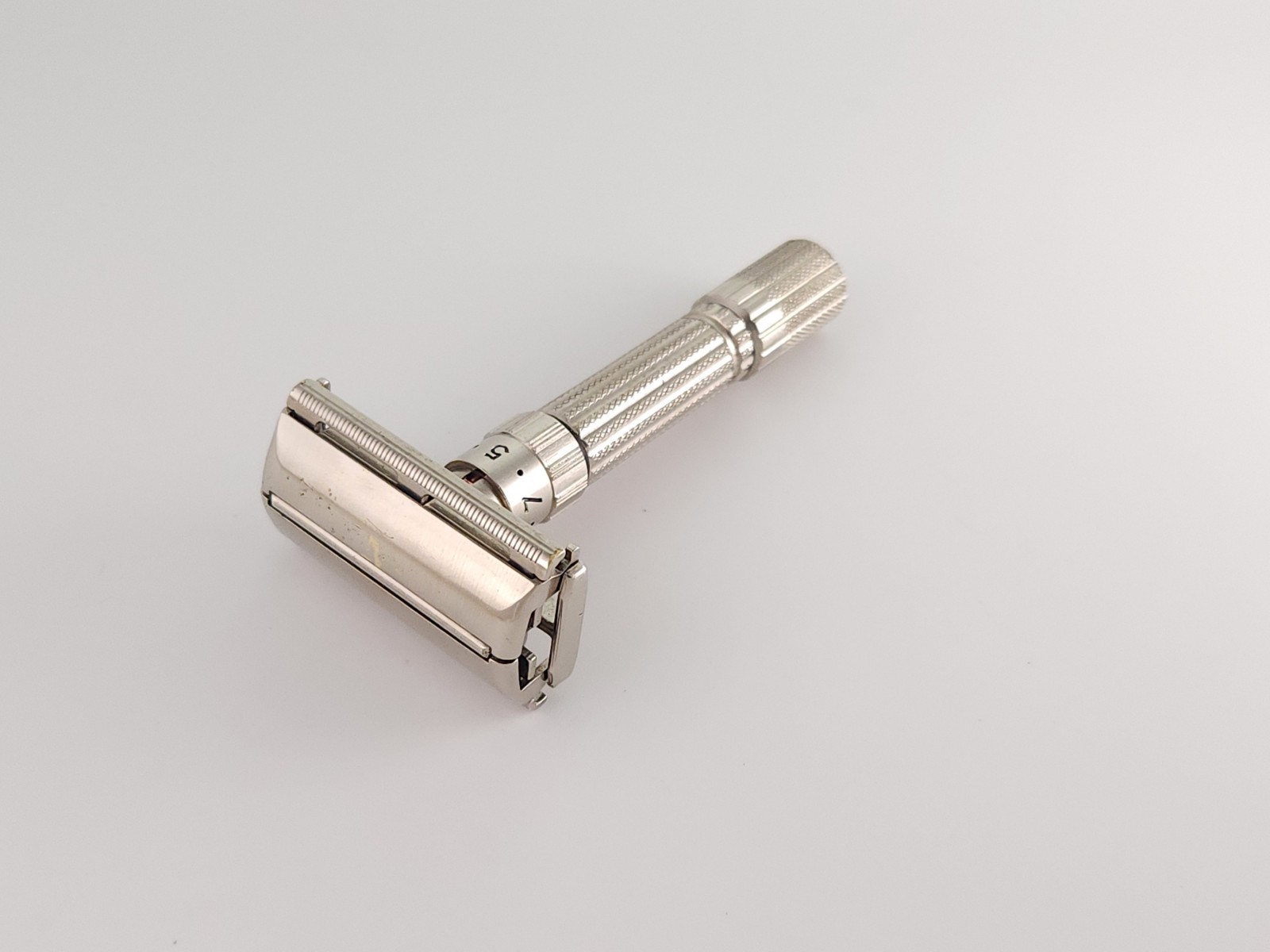 Gillette 195 Fat Boy Adjustable F3 1960 Cleaned Vintage Safety Razor Gillette 195 Fat Boy Adjustable F3 1960 Cleaned Vintage Safety Razor