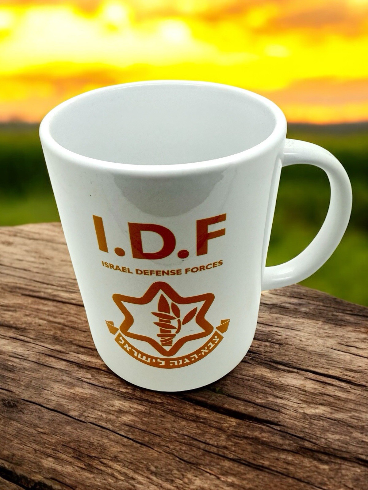 Israel Army IDF Ceramic Coffee Mug Cup Safe Dishwasher And Microwave 15 Oz