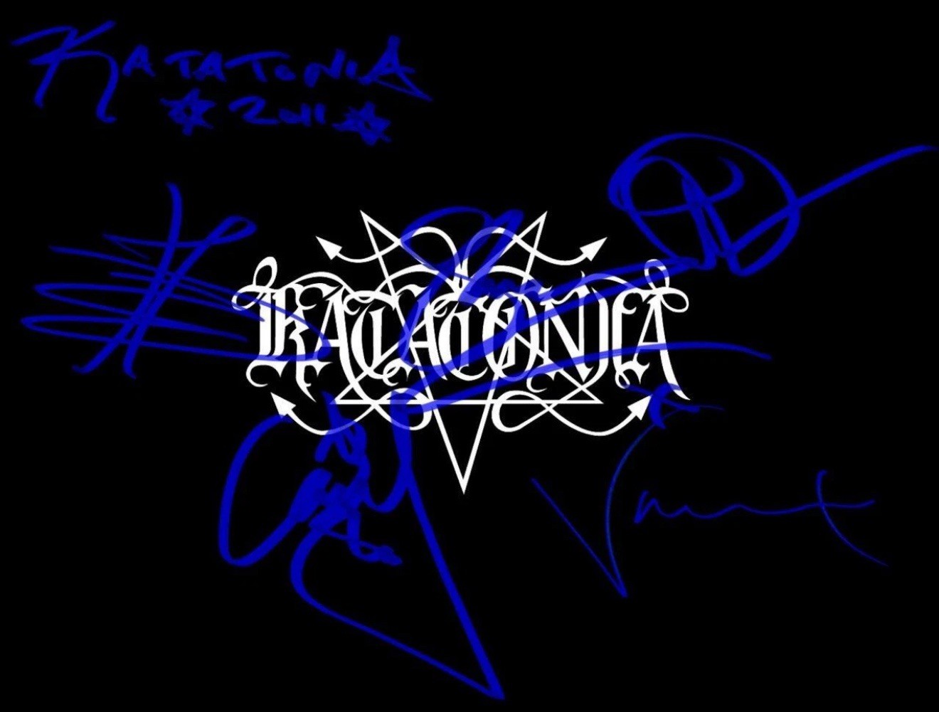 Katatonia Band Signed 10x8 Photo Autograph Reprint Metal Rock Music Poster Print