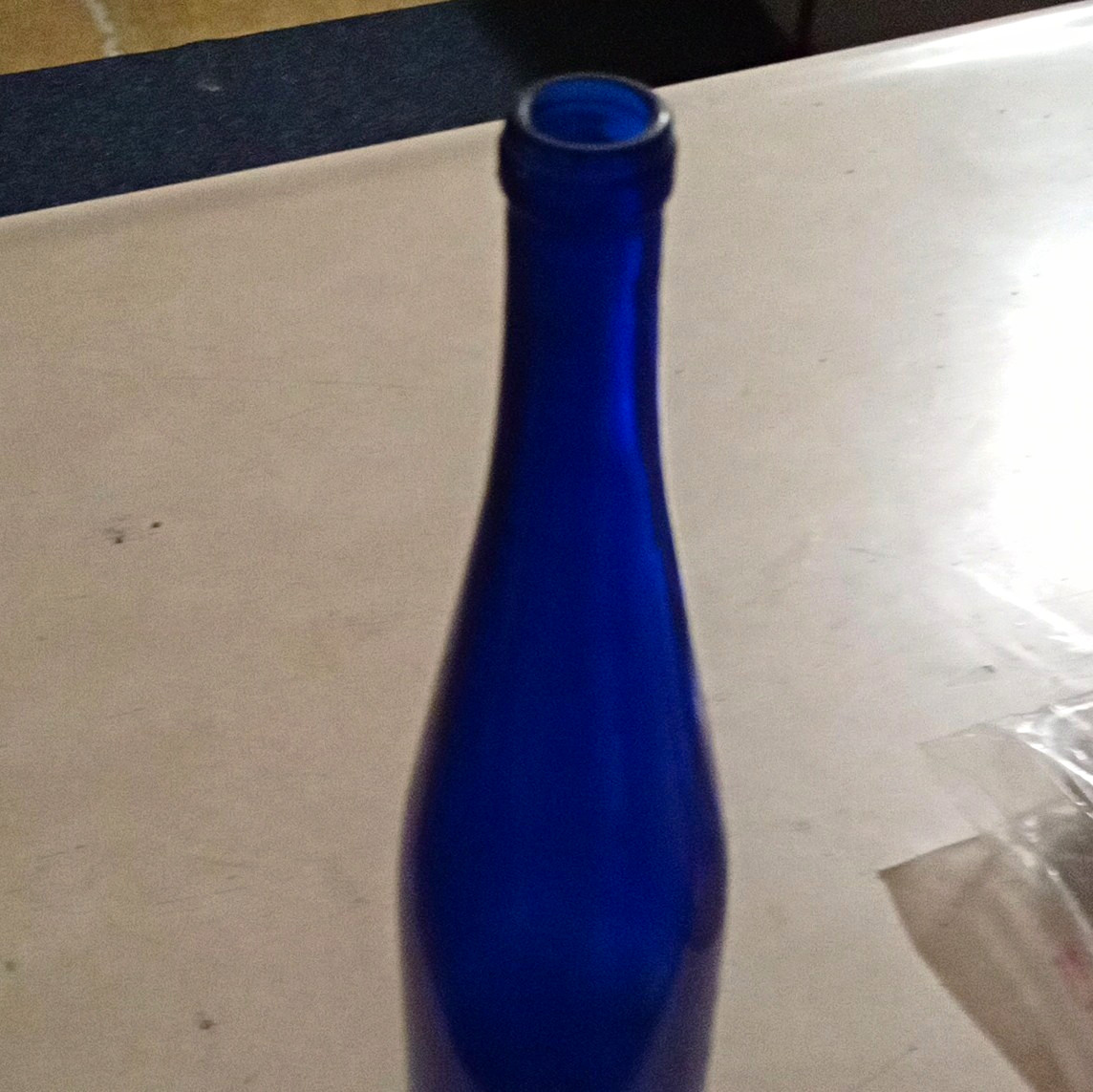 Cobalt Blue Glass Bottle
