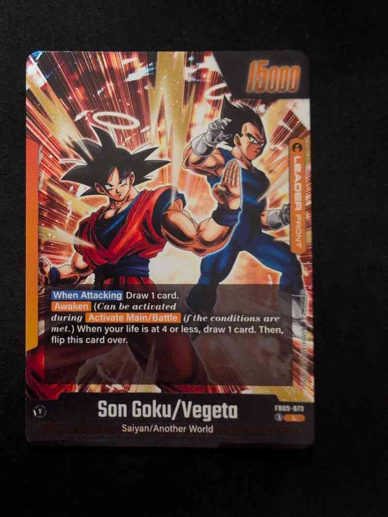Dragon Ball Fusion World Son Goku/Vegeta FB09-082 SR Alt Art