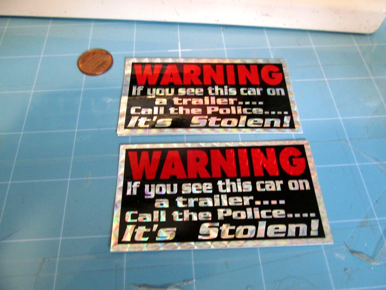 X2 WARNING IF YOU SEE PRISM STICKER DECAL ORIGINAL OLD STOCK VINTAGE