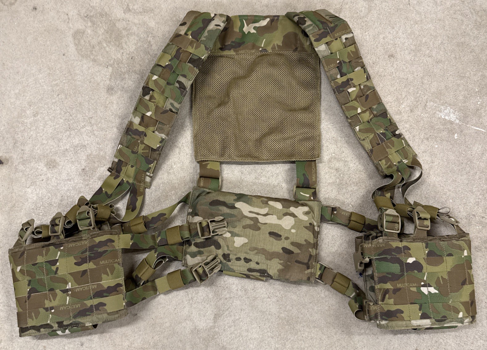 Eagle Industries MOLLE H-Harness SOF USGI MULTICAM HG-VS-MS-5CCA Eagle Industries MOLLE H-Harness SOF USGI MULTICAM HG-VS-MS-5CCA