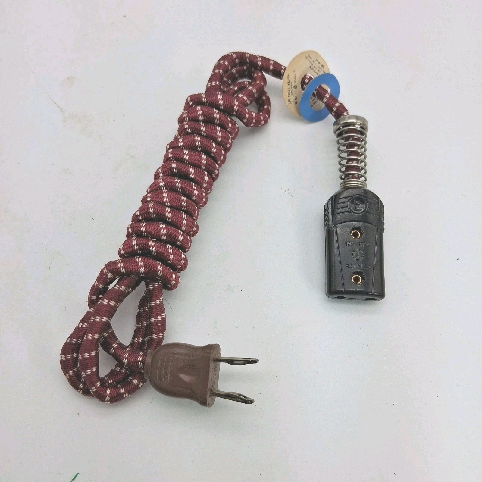 NOS Heater Appliance Cloth Cord Eastern Insulated Wire Corp 10A 125v Vintage MCM NOS Heater Appliance Cloth Cord Eastern Insulated Wire Corp 10A 125v Vintage MCM