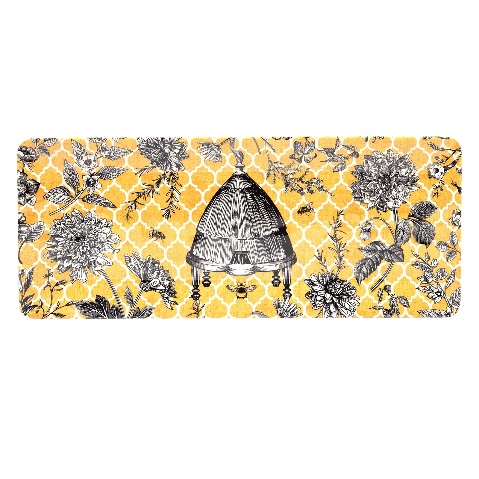 Certified International French Bees Melamine Rectangular Platter Multicolor Pet Certified International French Bees Melamine Rectangular Platter Multicolor Pet