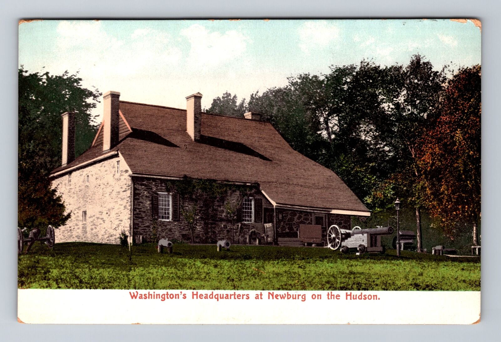 Hudson WI-Wisconsin, Washington's Headquarters At Newburg, Vintage Postcard