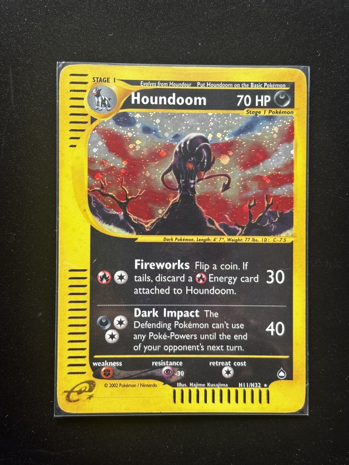 Houndoom Aquapolis H11/H32 Holo Rare (Eng)