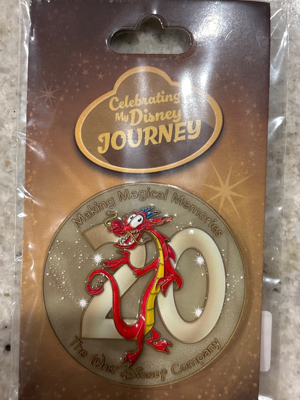 Disney DEC Celebrating My Disney Journey Mushu Pin TWDCS Magical Memories 20