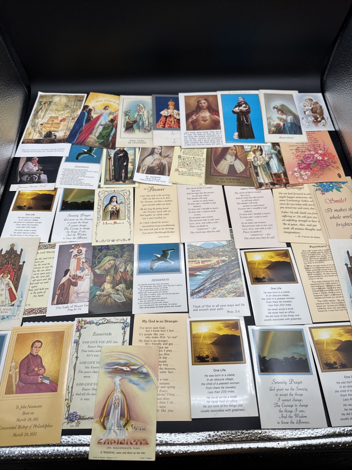 Lot Of 31 Vintage Catholic Prayer Cards Christian Mass Religious Rare