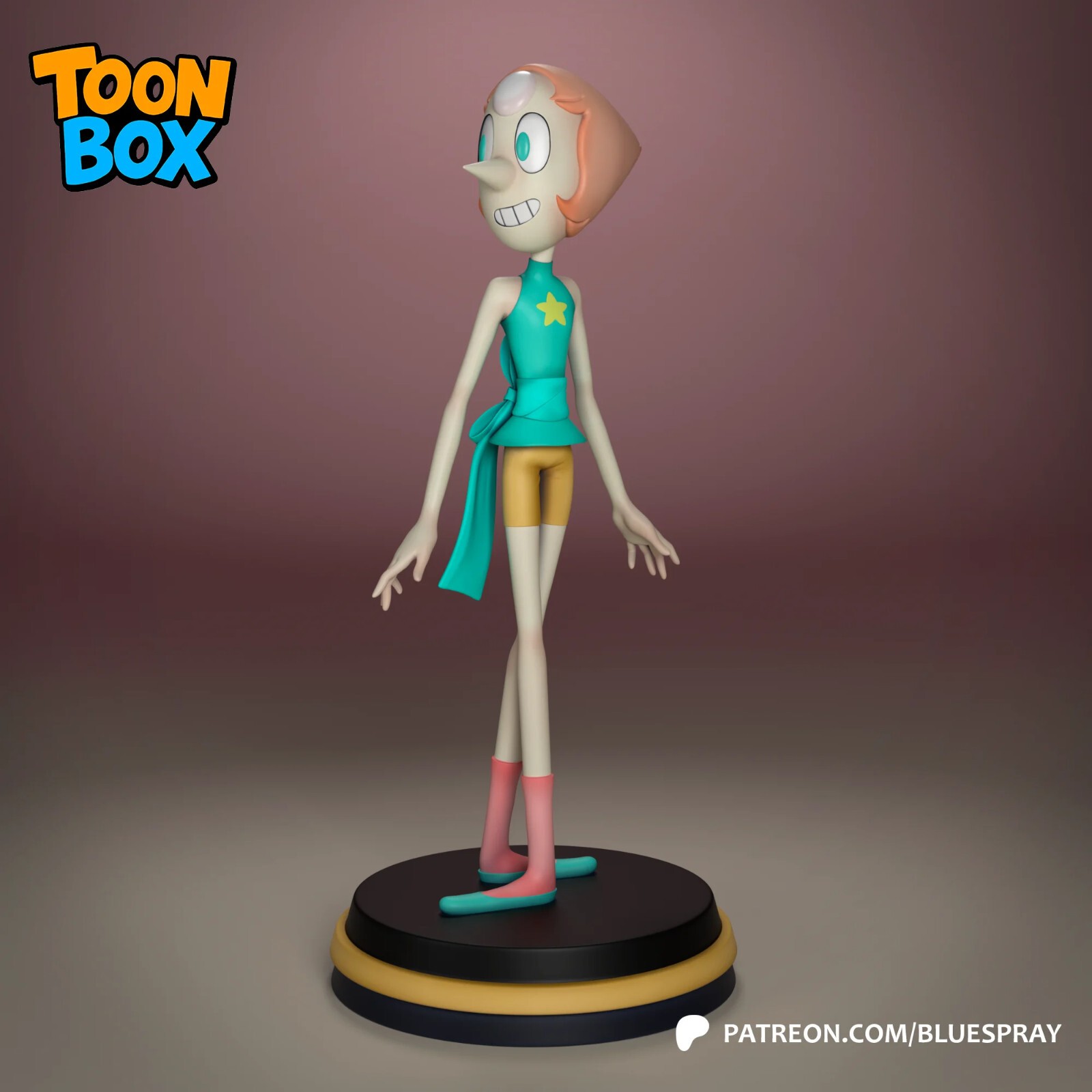1:8 Pearl Steven Universe Fan Art UNPAINTED Resin Garage Kit