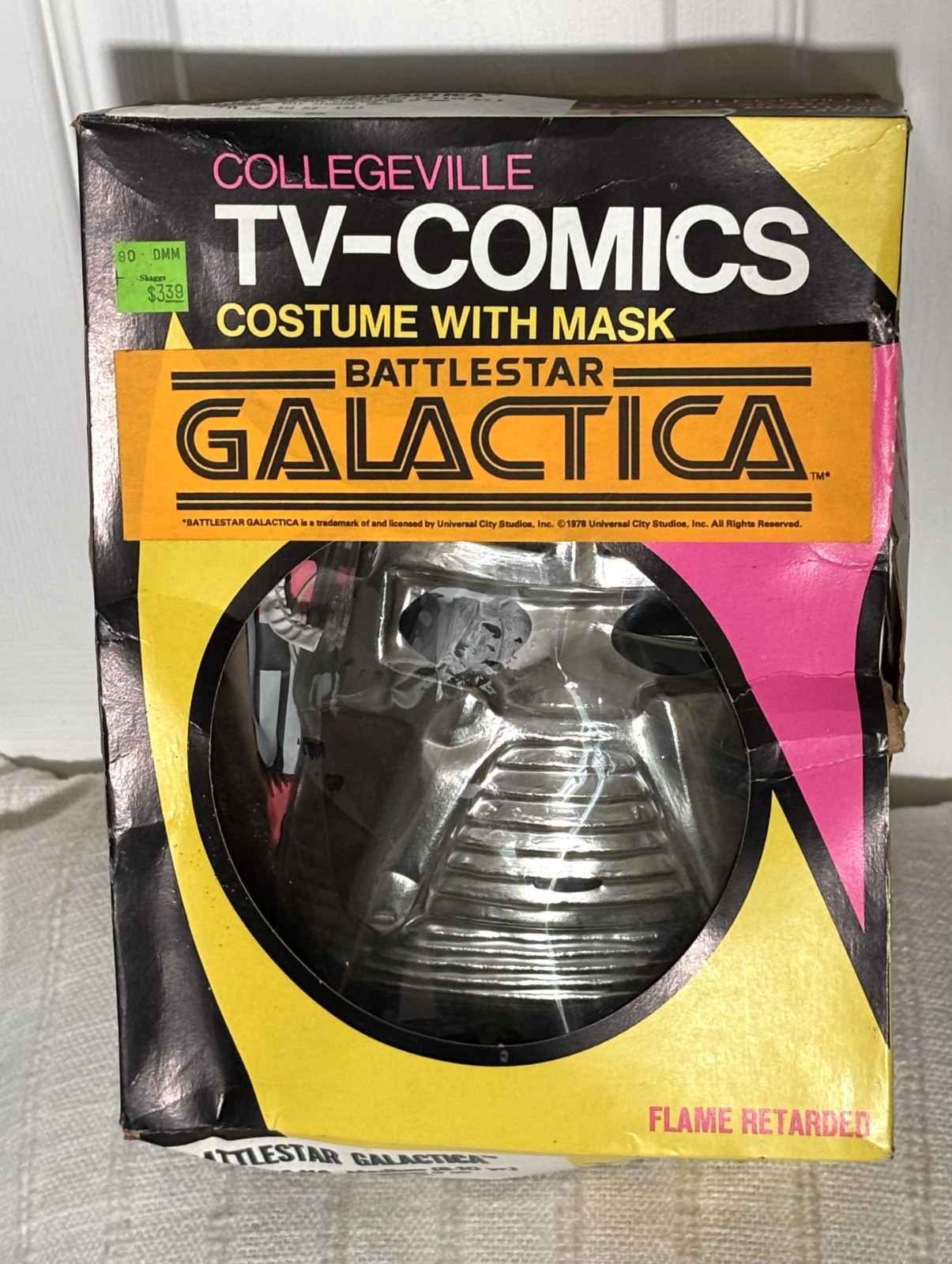 Vintage 1978 Collegeville BATTLESTAR GALACTICA Cylon Costume Kids Medium EUC