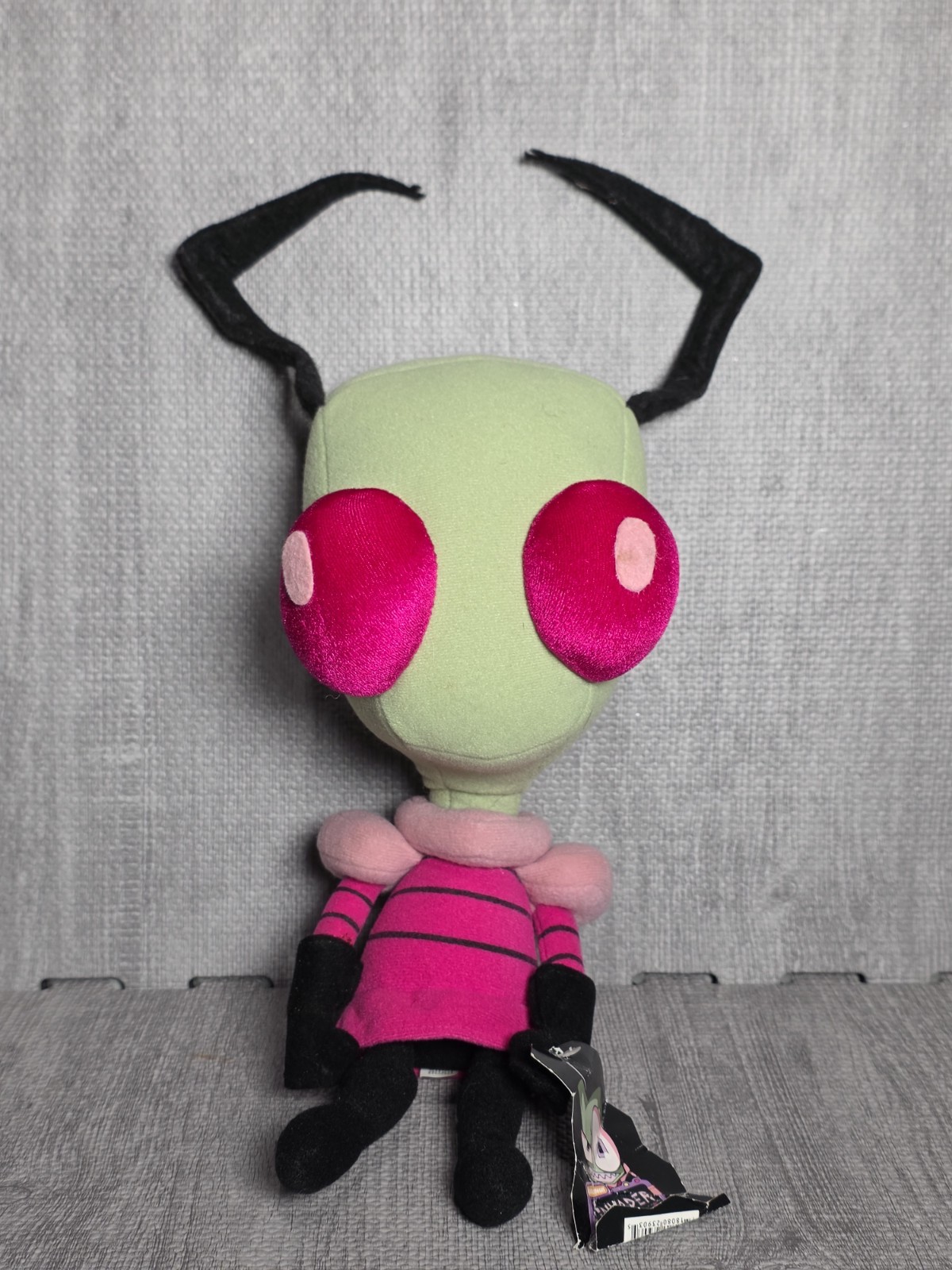 Rare Invader Zim Alien Plush 2002 Nickelodeon Animation 12\