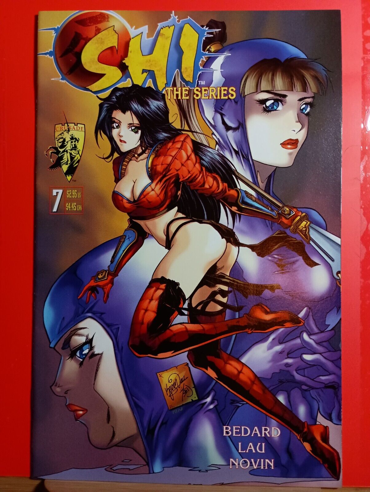 1998 Crusade Comics Shi The Series Issue 7 Kevin Lau Cover Artist 