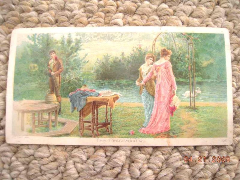 1892 antique NEWSBOY PLUG TOBACCO picture giveaway
