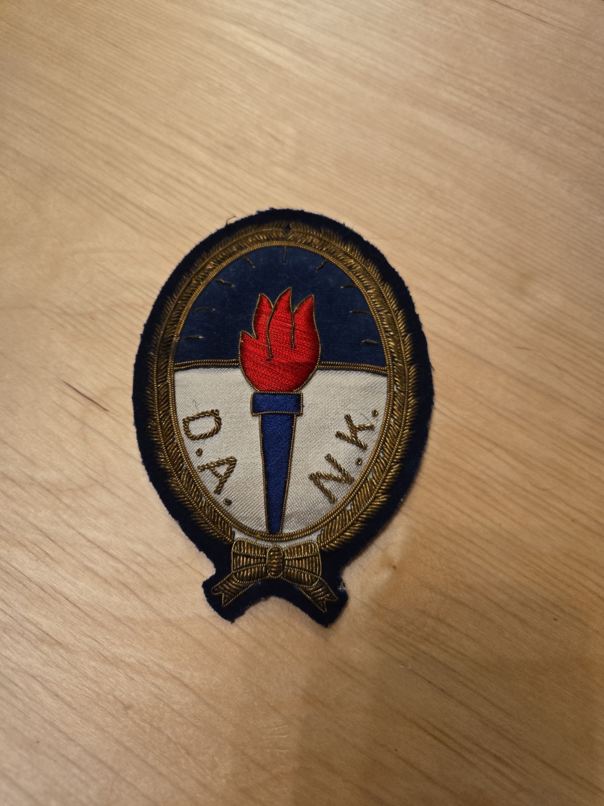 Vintage D.A.N.K. German American National Congress Bullion Blazer Patch Crest 5\