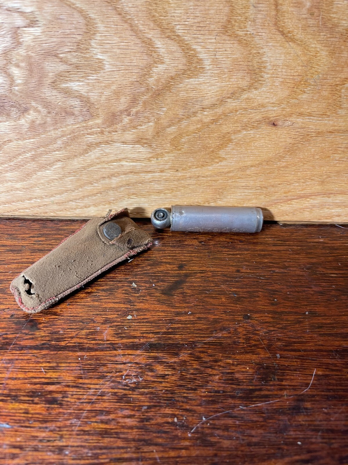 VINTAGE 1920’S-1930’s SCHRADER BALLOON TIRE AIR PRESSURE GAUGE MODEL T ERA
