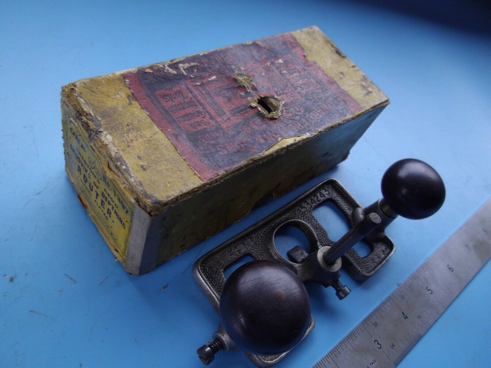 Very Rare Preston No.1397 Router in Original Box.