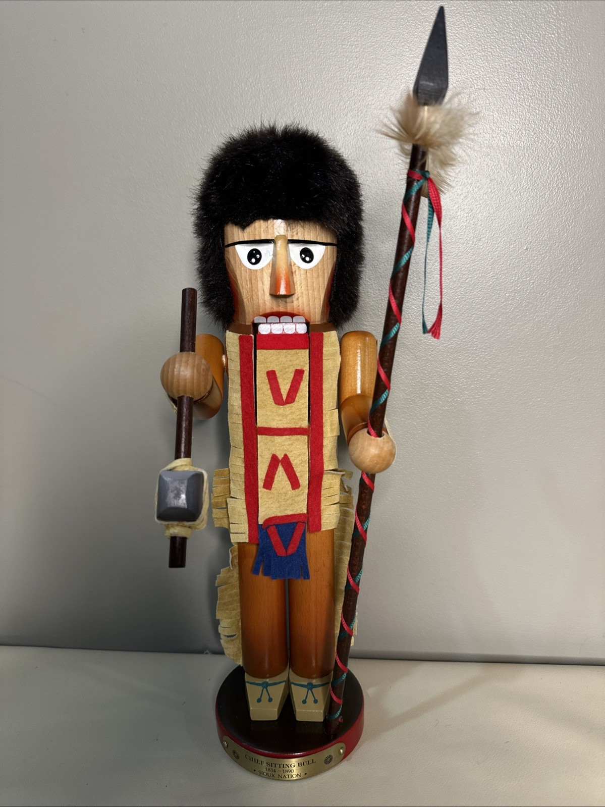 VTG 93 CHRISTMAS STEINBACH NUTCRACKER CHIEF SITTING BULL 16