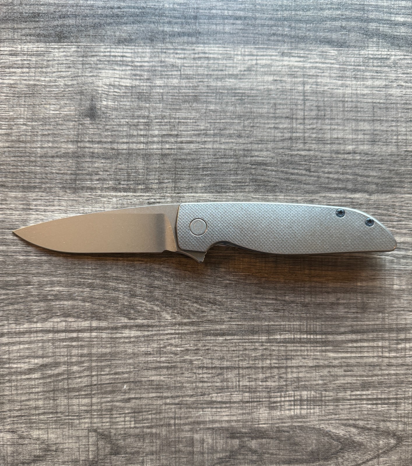 Grimsmo Knives Rask #1892 - Crosshatch Pattern - Blue Hardware Grimsmo Knives Rask #1892 - Crosshatch Pattern - Blue Hardware