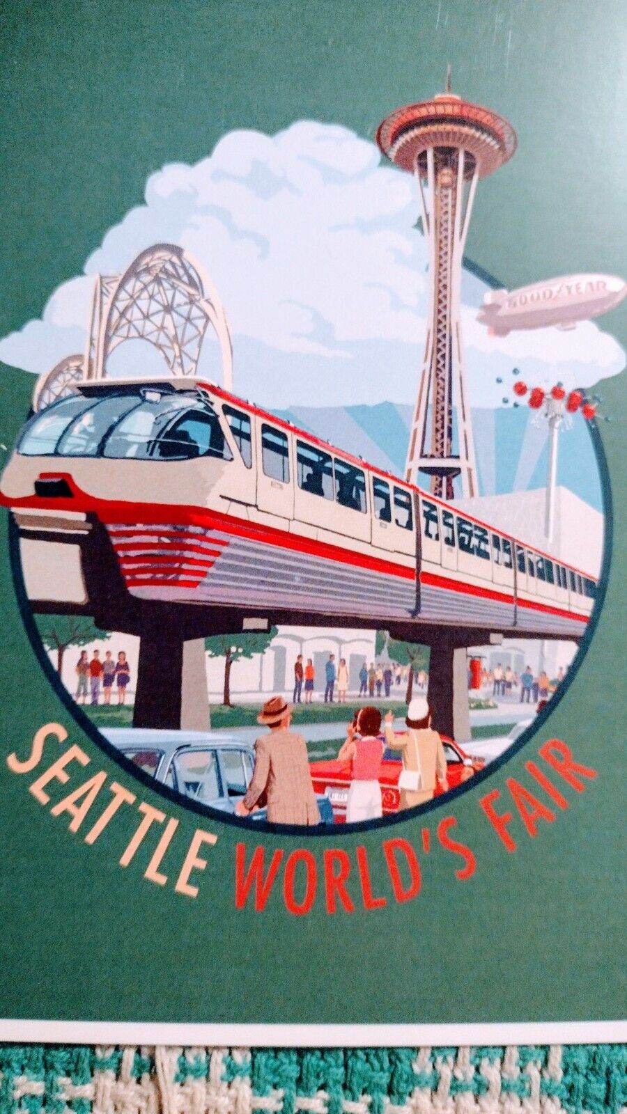 BEAUTIFUL POST CARD SEATTLE WORLD'S FAIR SEATTLE WASHINGTON