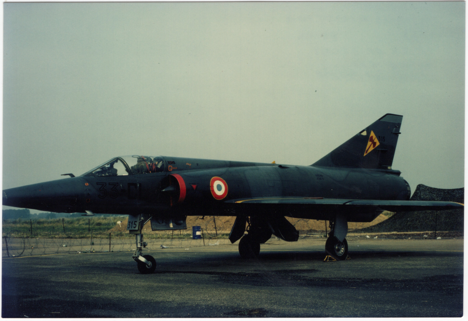Original Photo Dassault Mirage IIIR French Air Force Recon Jet 33-CL 315 Original Photo Dassault Mirage IIIR French Air Force Recon Jet 33-CL 315