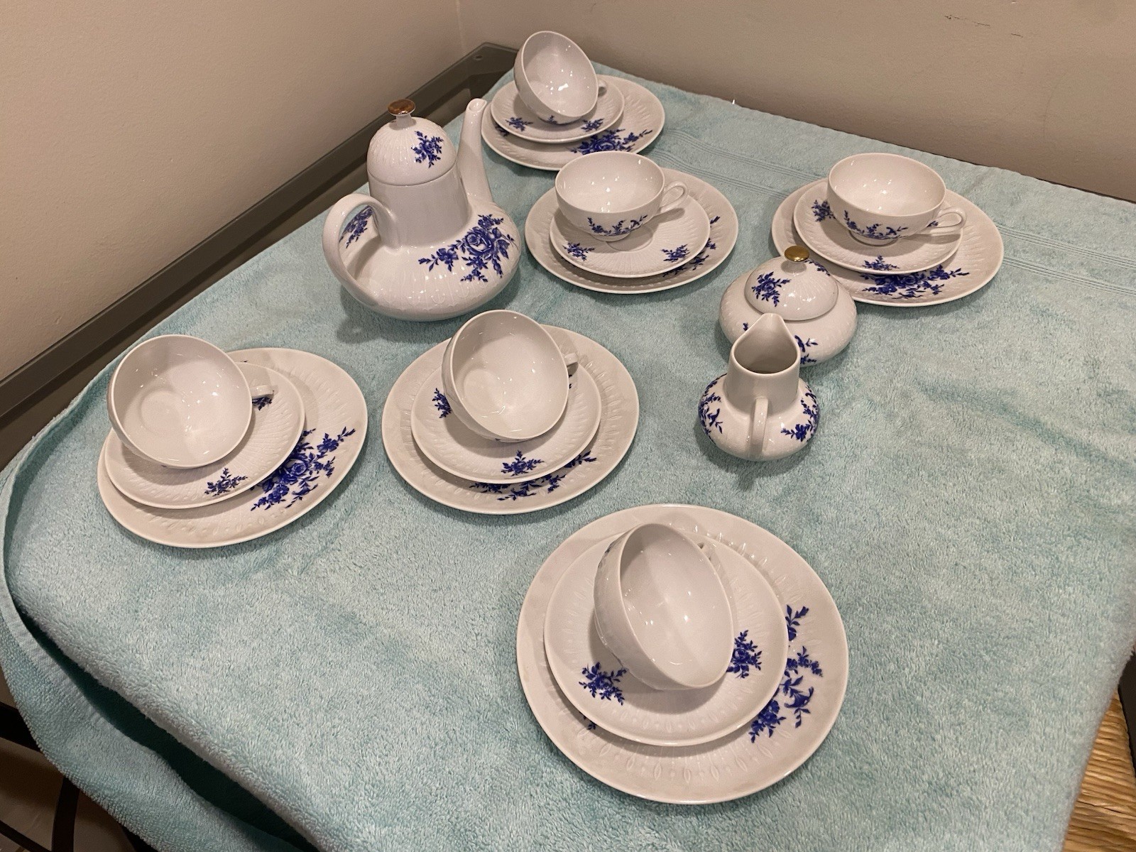 Vintage- Antique Edelstein  Bavarian Tea Set from Germany 1920\'s/1930\'s