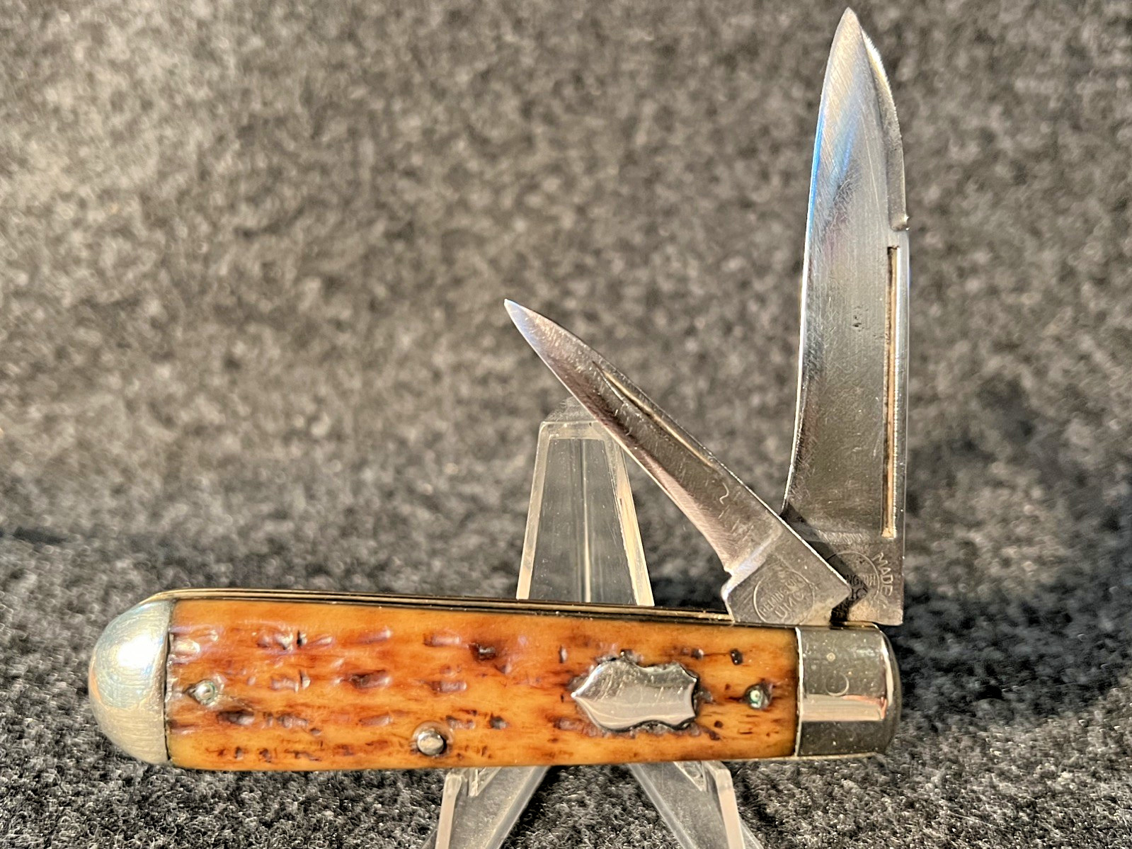 Original Pre-1935 * REMINGTON UMC * 2-Blade Jack * R163 * Vintage Folding Knife