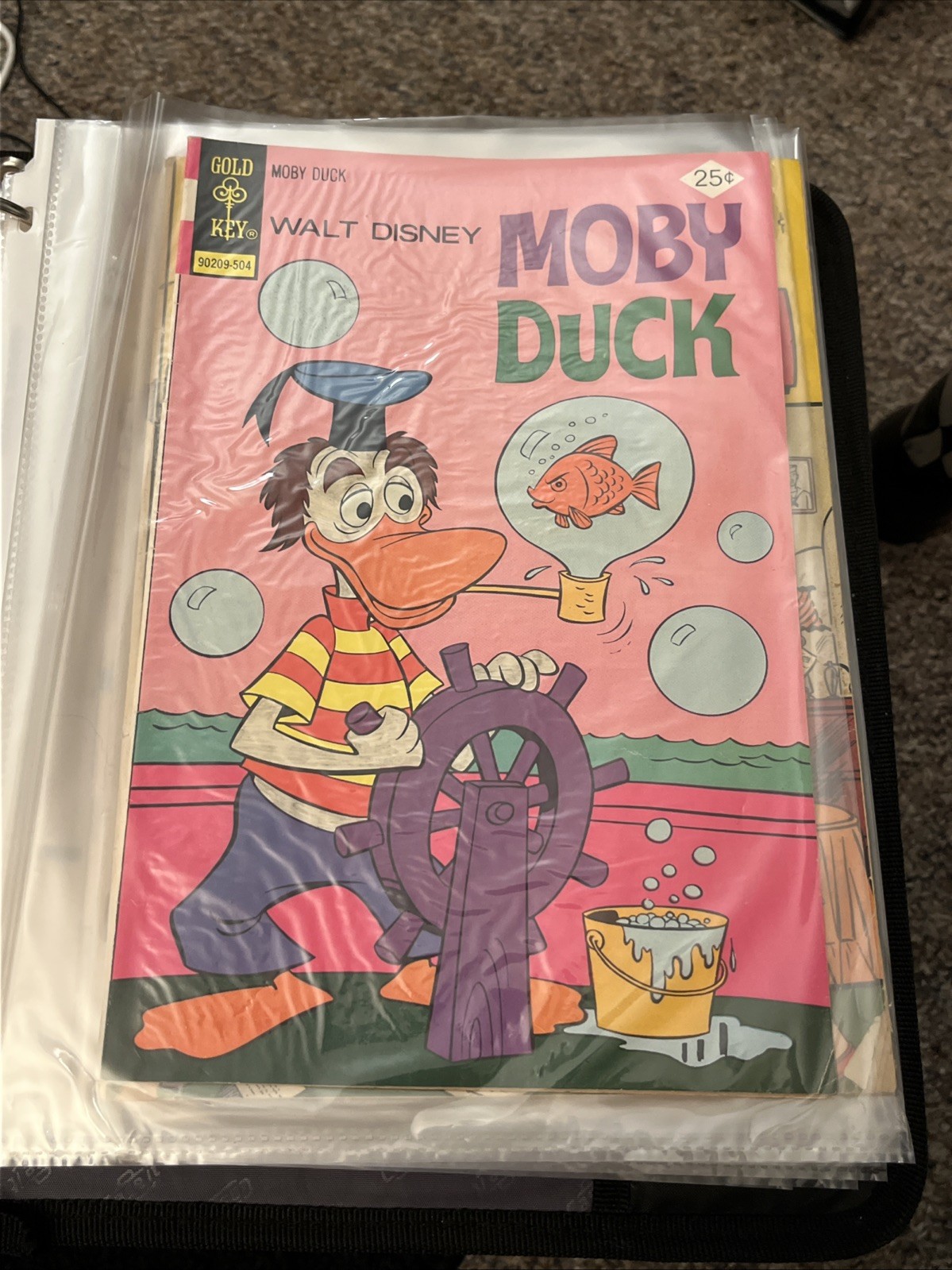 Gold Key Walt Disney Moby Duck #17 Comic Book Excellent Condition
