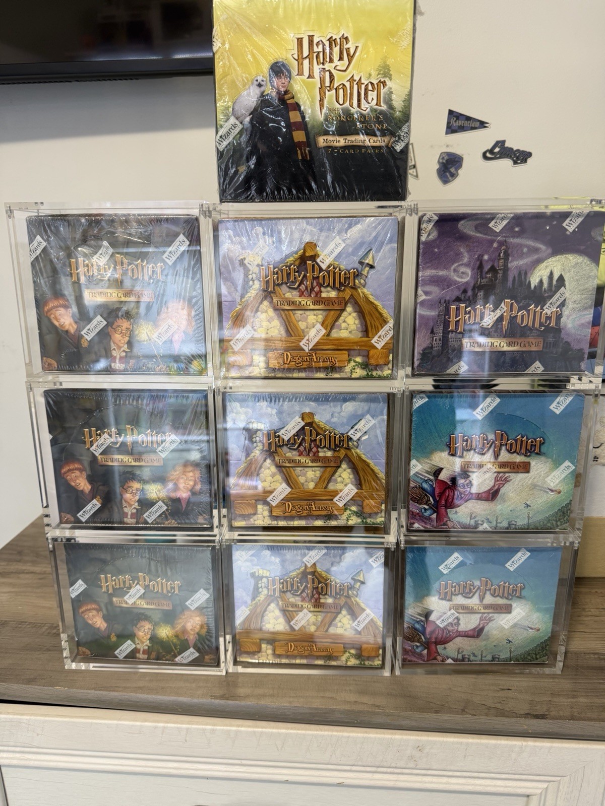 Wizards of the Coast Harry Potter Sealed Booster Box collection (10 Boxes total)