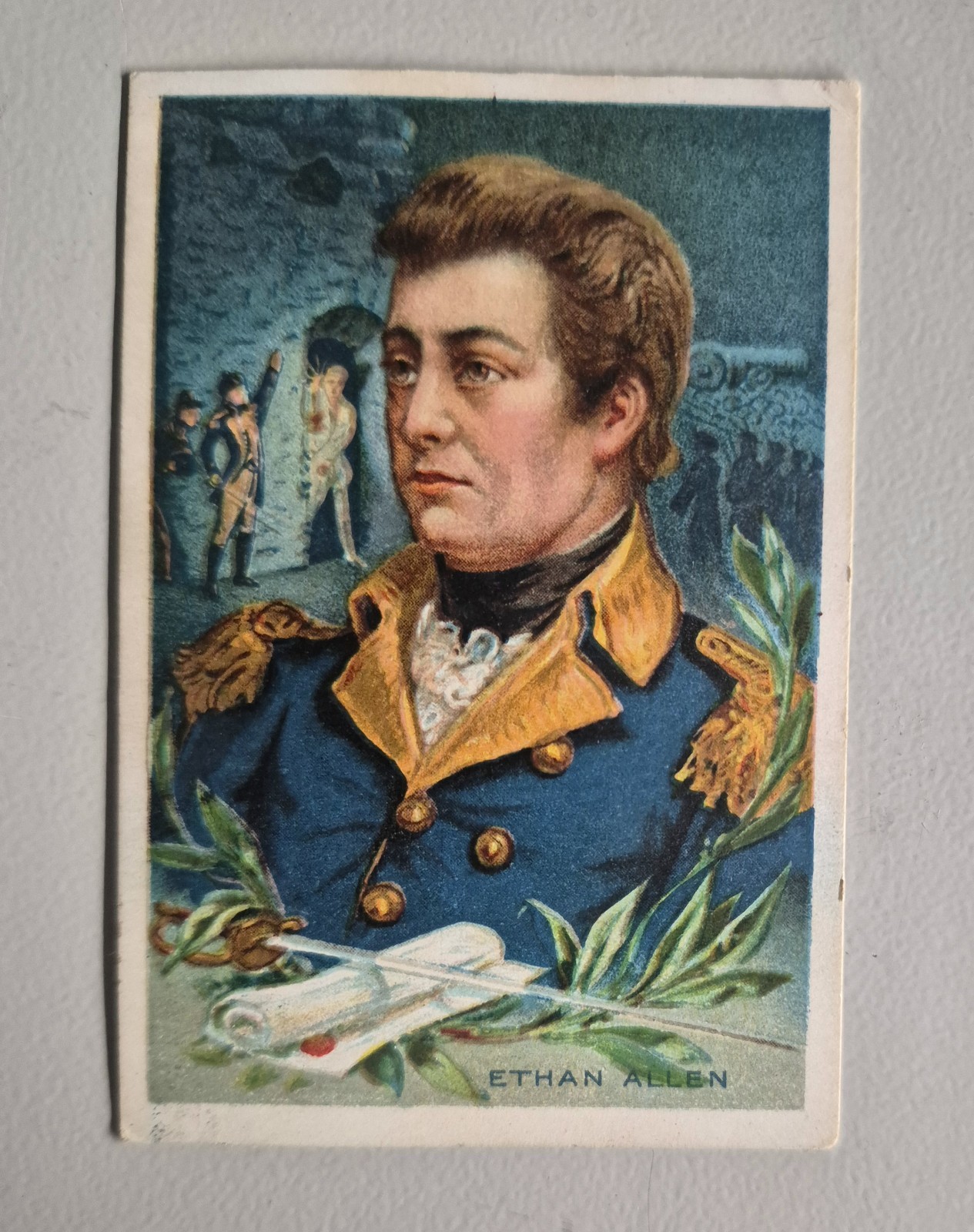 1911-12 Royal Bengals T68 Men Heroes History Ethan Allen Revolutionary War 1911-12 Royal Bengals T68 Men Heroes History Ethan Allen Revolutionary War